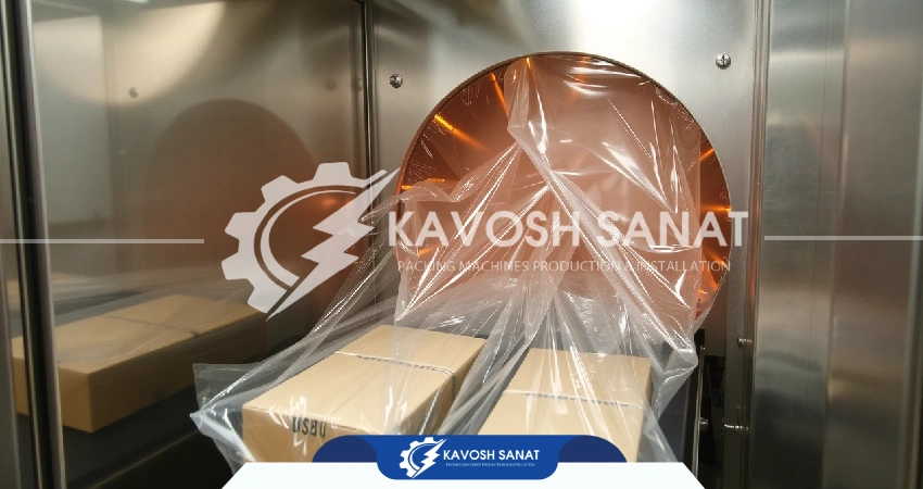 دستگاه شیرینگ پک تونلی