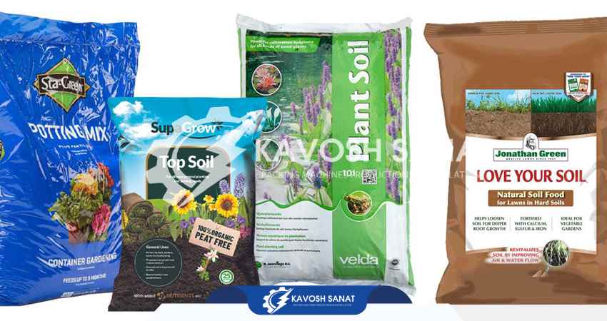 صفر تا صد بسته بندی صنعتی خاک گلدان